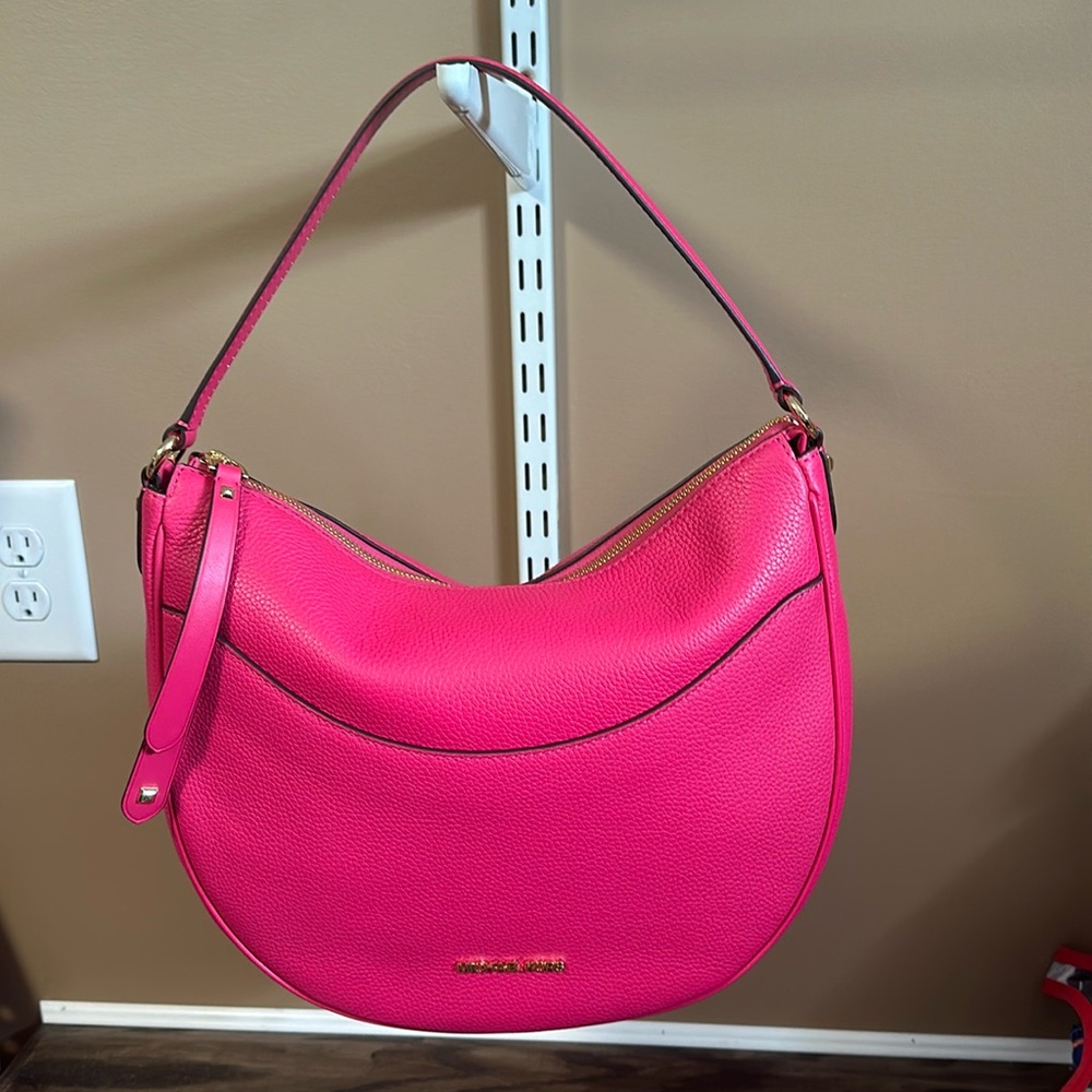 NWT ($538), Michael Kors Hot Pink Dover Shoulder Bag